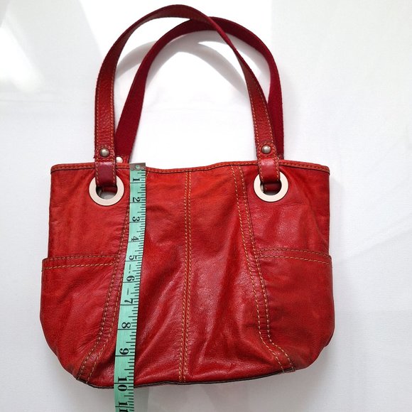 Fossil Red Leather Bag - Picture 9 of 11
